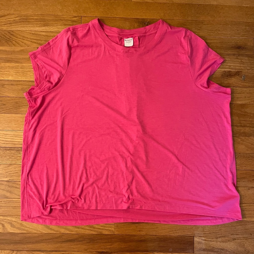 Pink Athleta Flowy Top